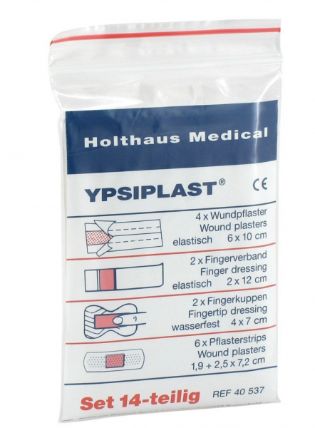 Holthaus YPSITECT Pflastersortiment Wundverband Pflasterset 14-teilig Pflaster